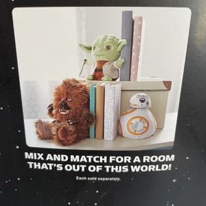 Star Wars Disney Chewbacca Plush Weighted Bookend Seated Hallmark Lucasf…